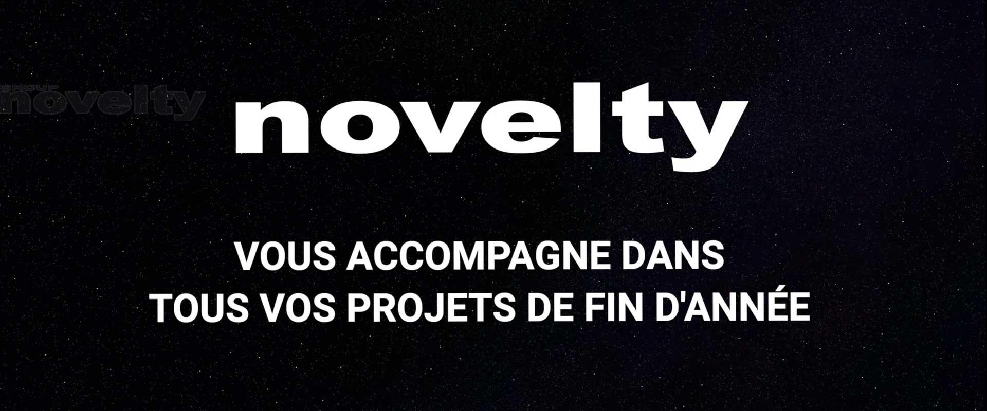 Visuel Novelty et vos projets de fin d'année