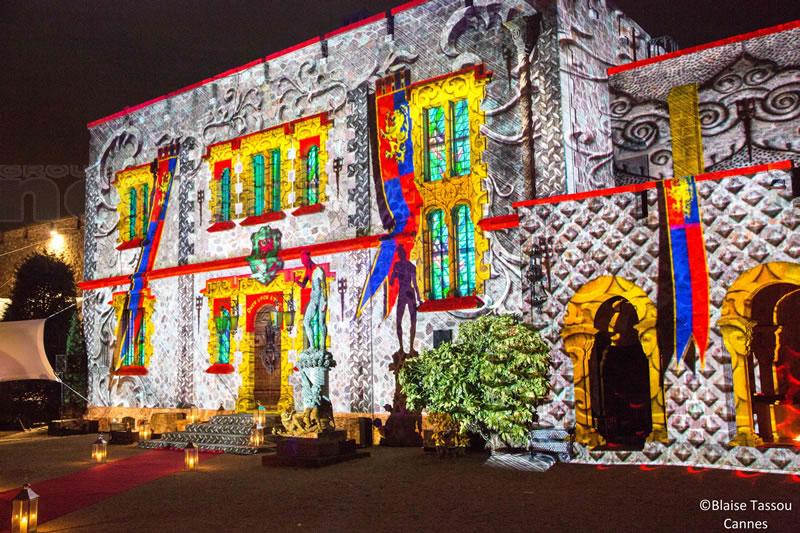 Visuel Succés pour Groupe NOVELTY@Heavent Meetings Sud 2013 et mapping 3D sur le Château de la Napoule