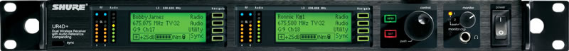 Visuel Fiche complète : SHURE UR4D+ / UR2 x2 (fréq L3E)